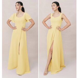 Reverly Bridesmaids Madeline Convertible Chiffon Dress 14P